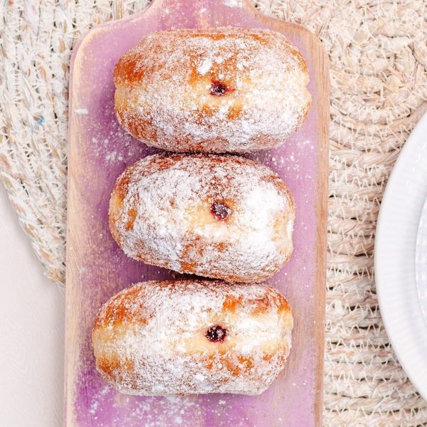 Mixed Berry Jam Doughnut