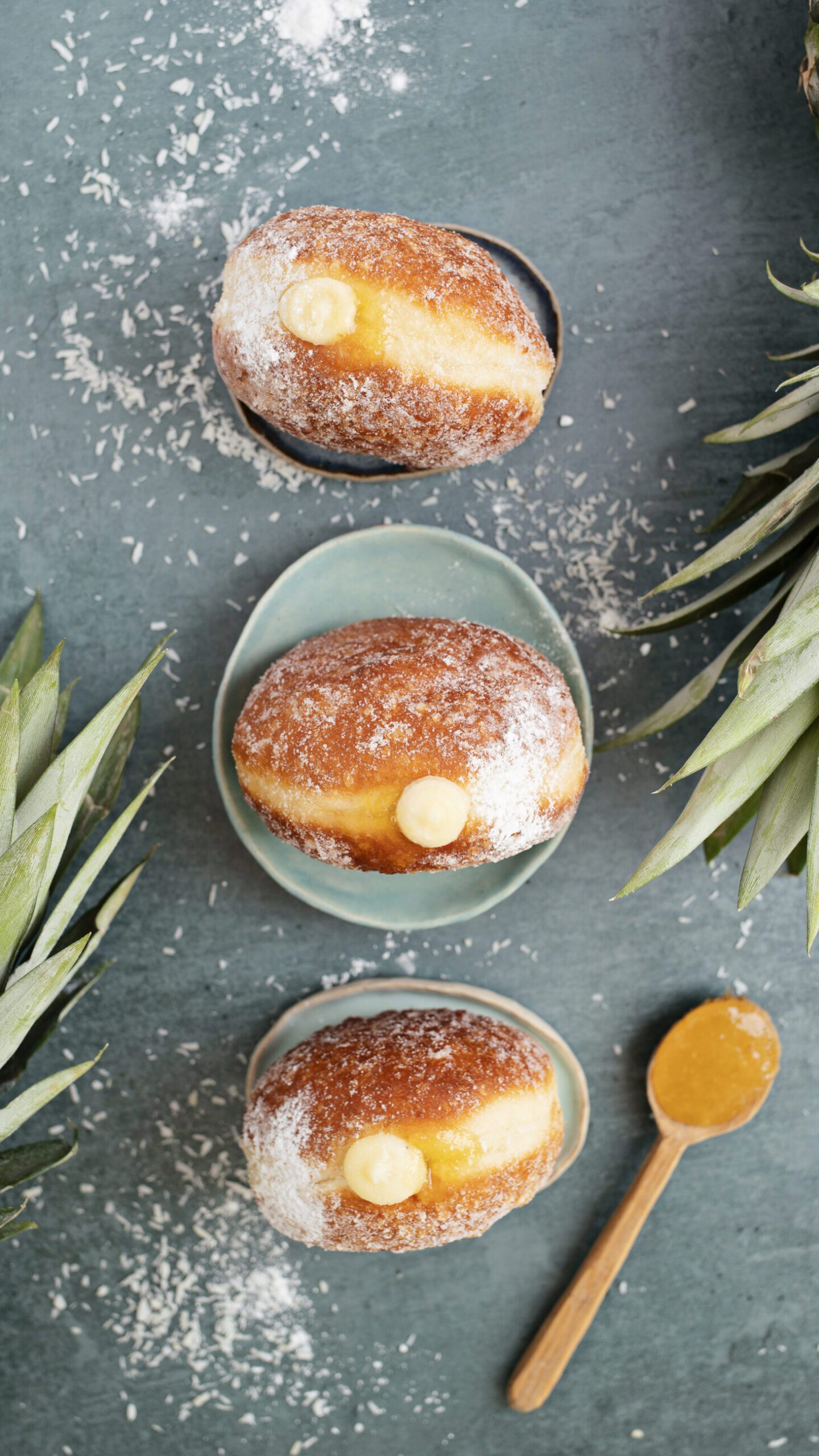 Pineapple & Coconut Custard Doughnut - Image 2