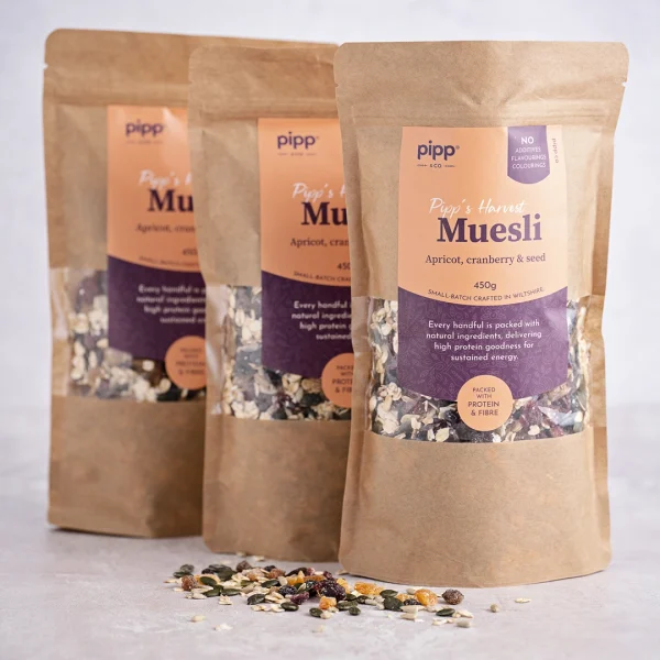 Pipp Apricot, Cranberry & Seed Muesli 450g